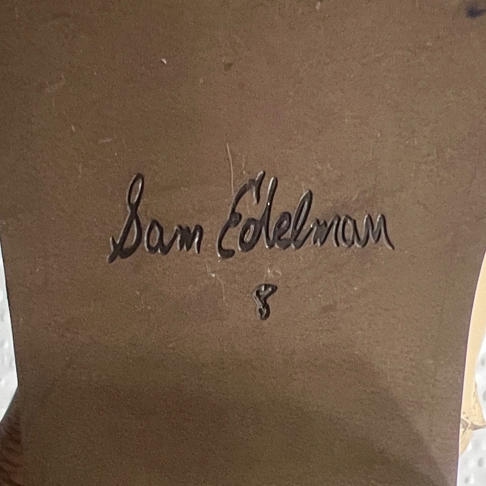 Sam Edelman Cream Ankle Booties - Picture 5 of 6